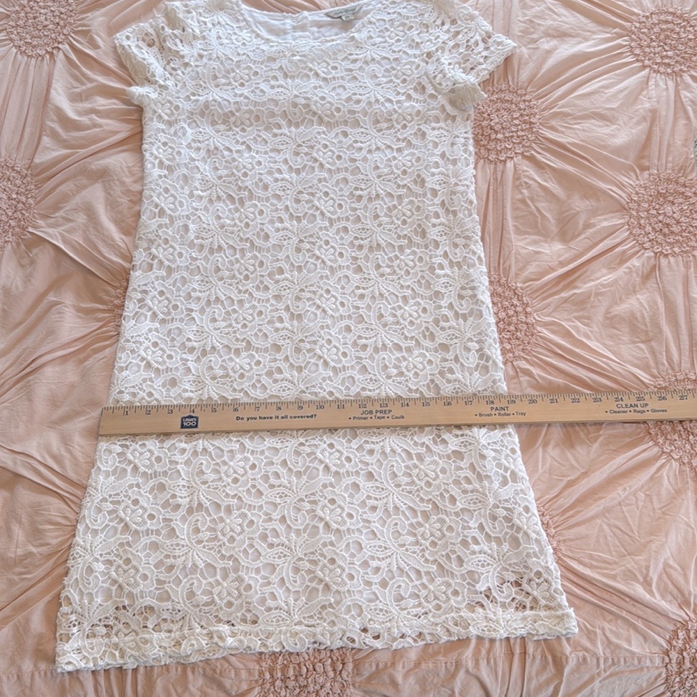 Lucky Brand White Embroidered Dress - Picture 9 of 11